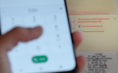 Elektronische Arbeitsunfähigkeitsbescheinigung